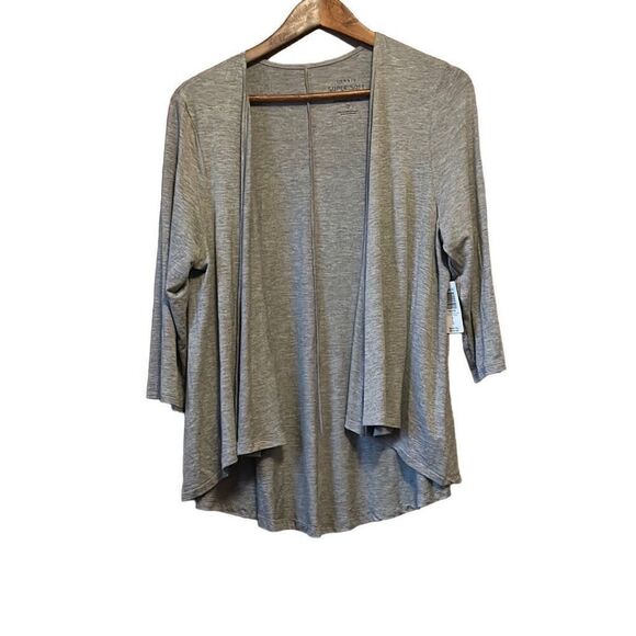 Torrid Women's Heather Gray Supersoft Hi Low Open Front Cardigan Size 0 - Picture 1 of 5